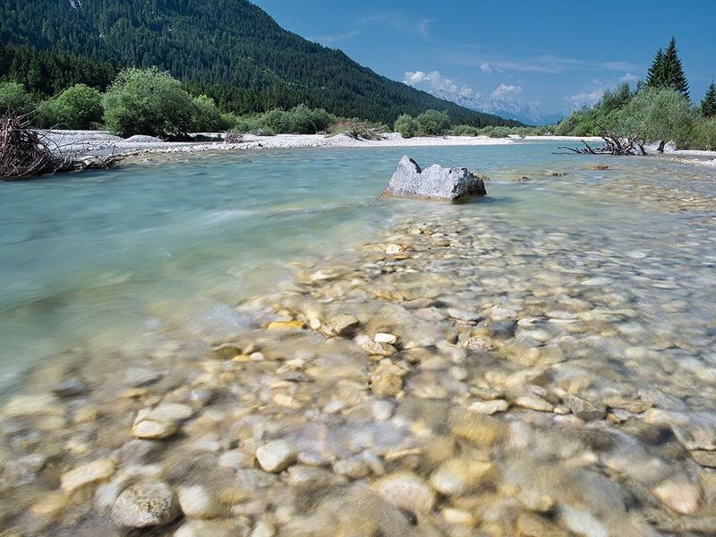 Die Obere Isar in Oberbayern