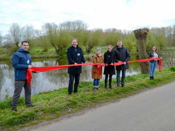 Feierliche Übergabe des Dorfteichs „Mönchsoll“ in Patzig auf Rügen am 22.04.2024.