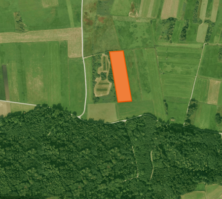 Foto mit Flächen aus der Vogelperspektive