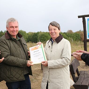 Bundesministerin Hendricks in der Döberitzer Heide. Foto: Tanja Marotzke Bundesministerin Hendricks in der Döberitzer Heide. Foto: Tanja Marotzke