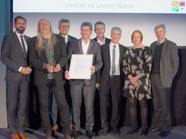 Biodiversitätspreis 2018: Preisträger und Laudatoren, Foto: Marco Heggen